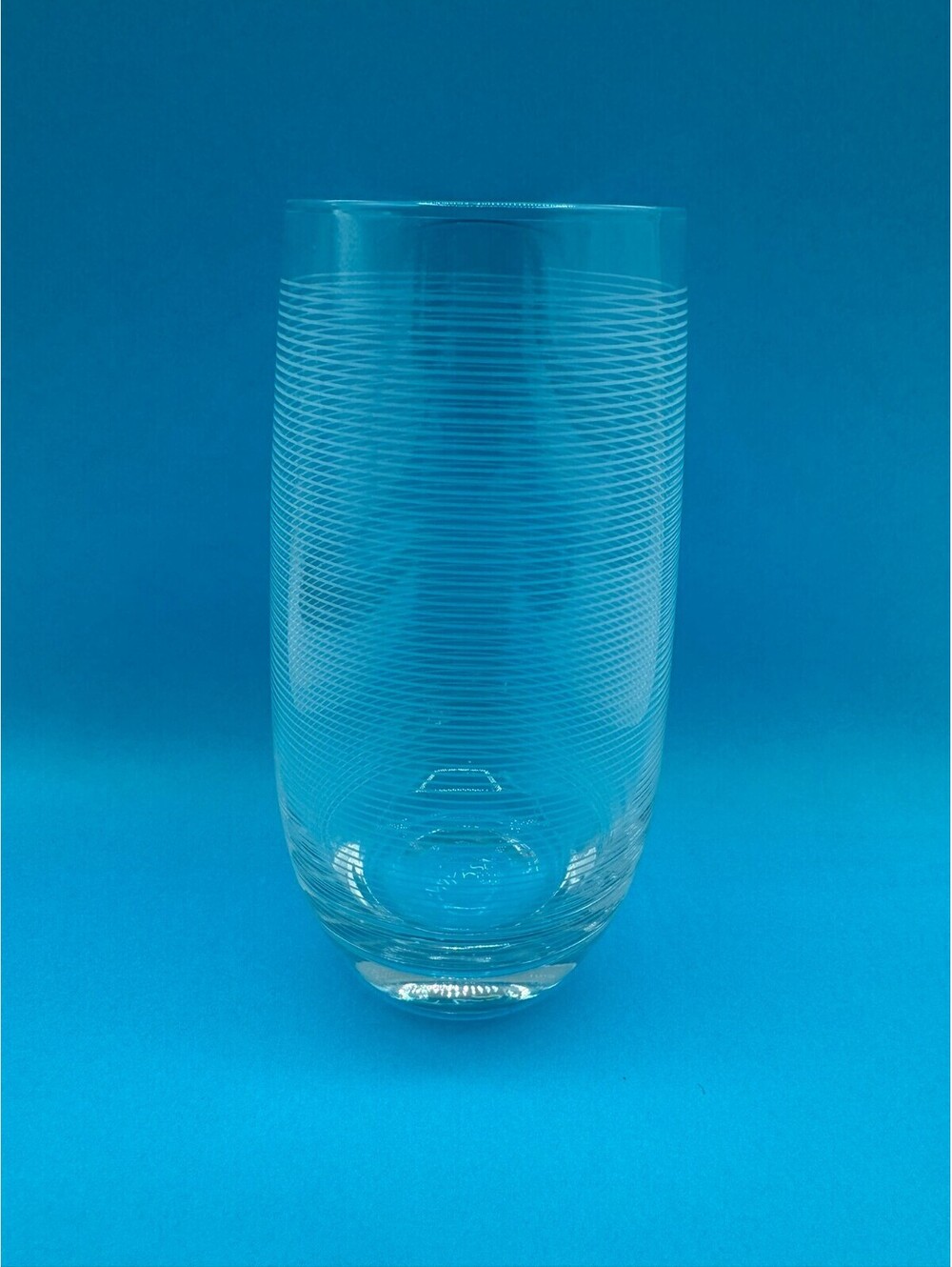 Mikasa Cheers Stemless Wine Glass Horizontal 6” Mint!